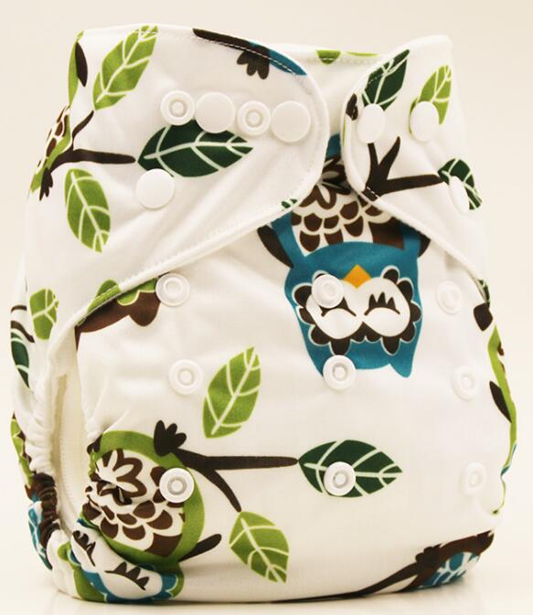 Wasbare babyluierhoes waterdicht cartoon meerdere stijlen babyluiers herbruikbare luiers maat s, m en l verstelbaar