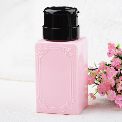 230 Ml Nagellak Remover Druk Fles Alcohol Druk Fles Macaron Snoep Kleur Lossen Uv Gel Polish Nail Art: pink