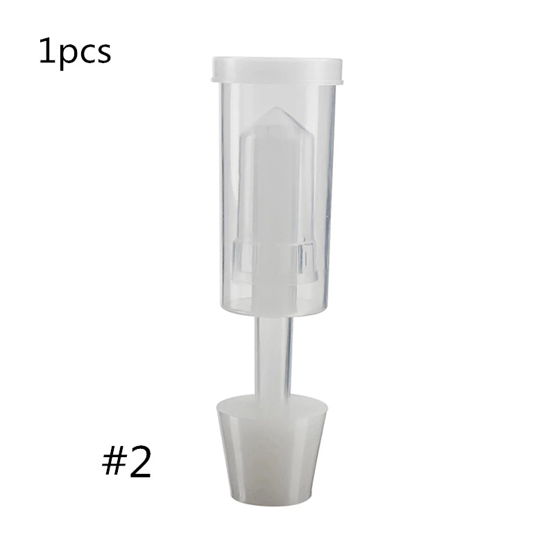 camera d'equilibrio in plastica impostato camera d'equilibrio per birra fatta in casa con occhielli in silicone Cilindro per birra Fermentor aria serratura Scarico unidirezionale sigillato ad acqua: Arancia