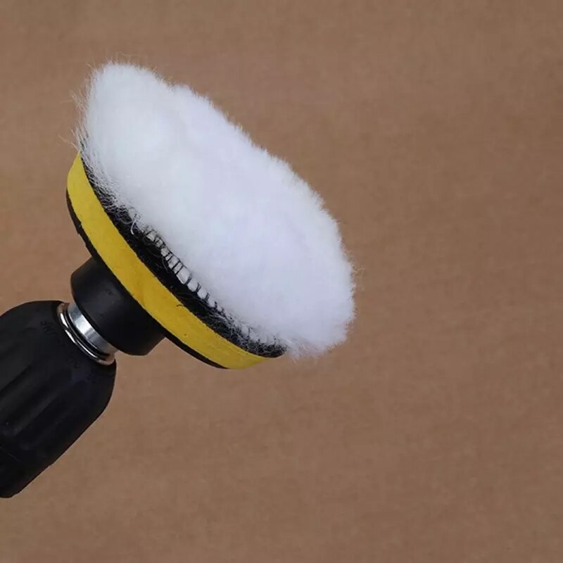 5 Pcs Universele Polijstmachine Buffer Kit 3 Inch 4 Inch Zachte Wol Bonnet Pad Auto Polijstmachine Auto Lichaam Polijsten Schijven accessoires Goederen
