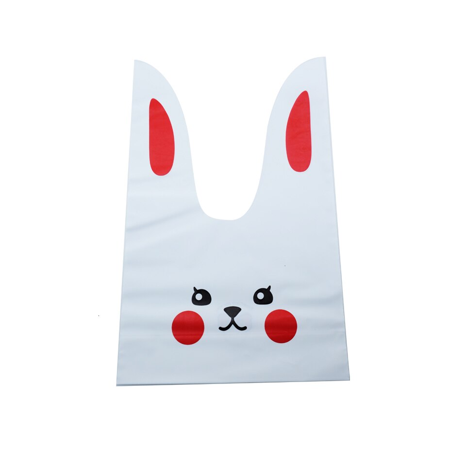 20PCS Easter Carrot Candy Bag Personality Translucent Bag Triangle Storage Box Wedding Table Decoration: L
