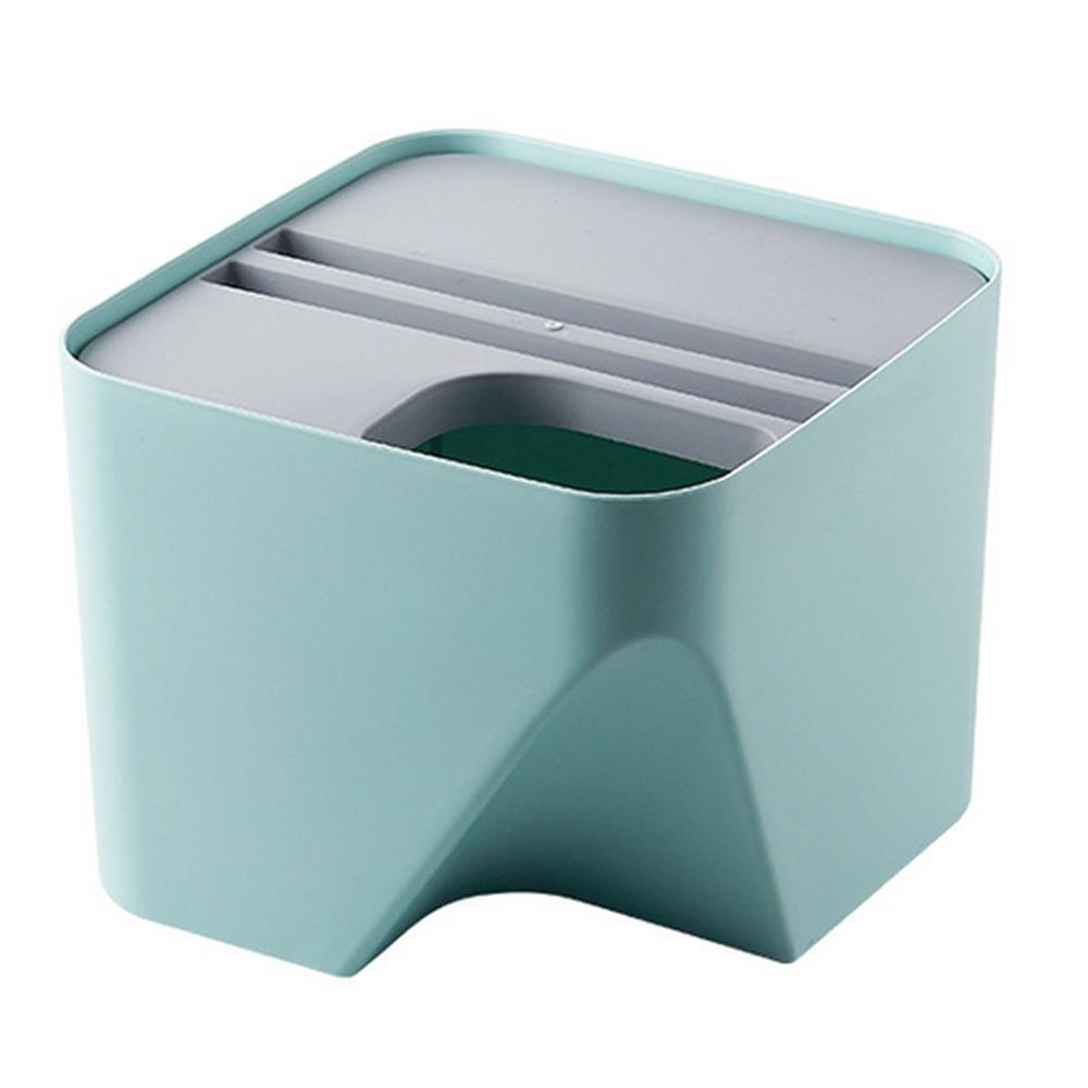 1pc Garbage Can Stacked Sorting Trash Bin Household Dry & Wet Separation Recycling Trashcan Waste Bin Kitchen Office Rubbish Bin