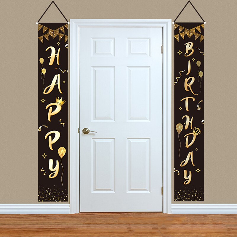 Birthday Door Curtain 50th Birthday Party Decorations Anniversary Party Supplies Adult 30 40 50 60 70 80 Year Birthday Party: G