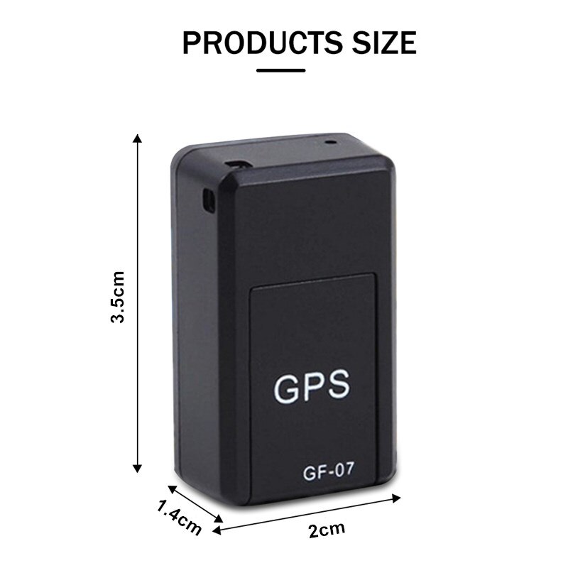 Gf -07 bil gps sanntidssporing sterk magnetisk sos sporingsenheter til kjøretøy bil eldre låve sanntids anti-tapt enhet