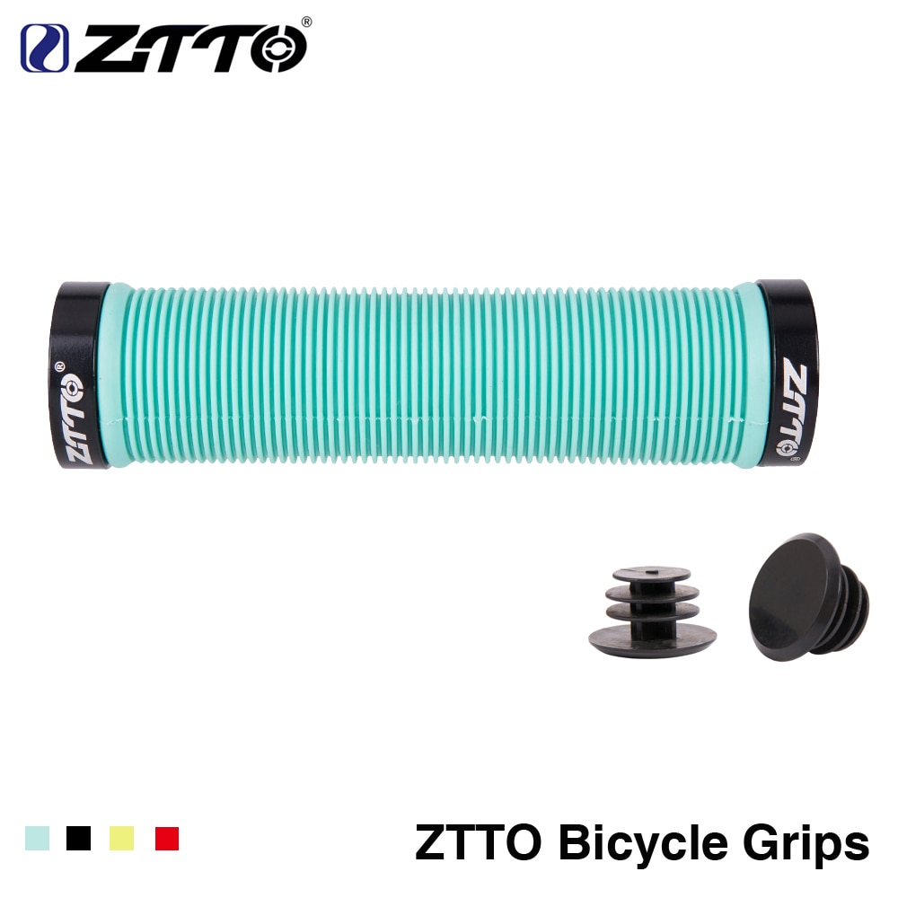 1 Paar Ztto Mtb Stuur Grips Siliconen Gel Slot Op Anti Slip Grips Bar Ends Voor Mtb Mountain Vouwfiets fiets Onderdelen AG15