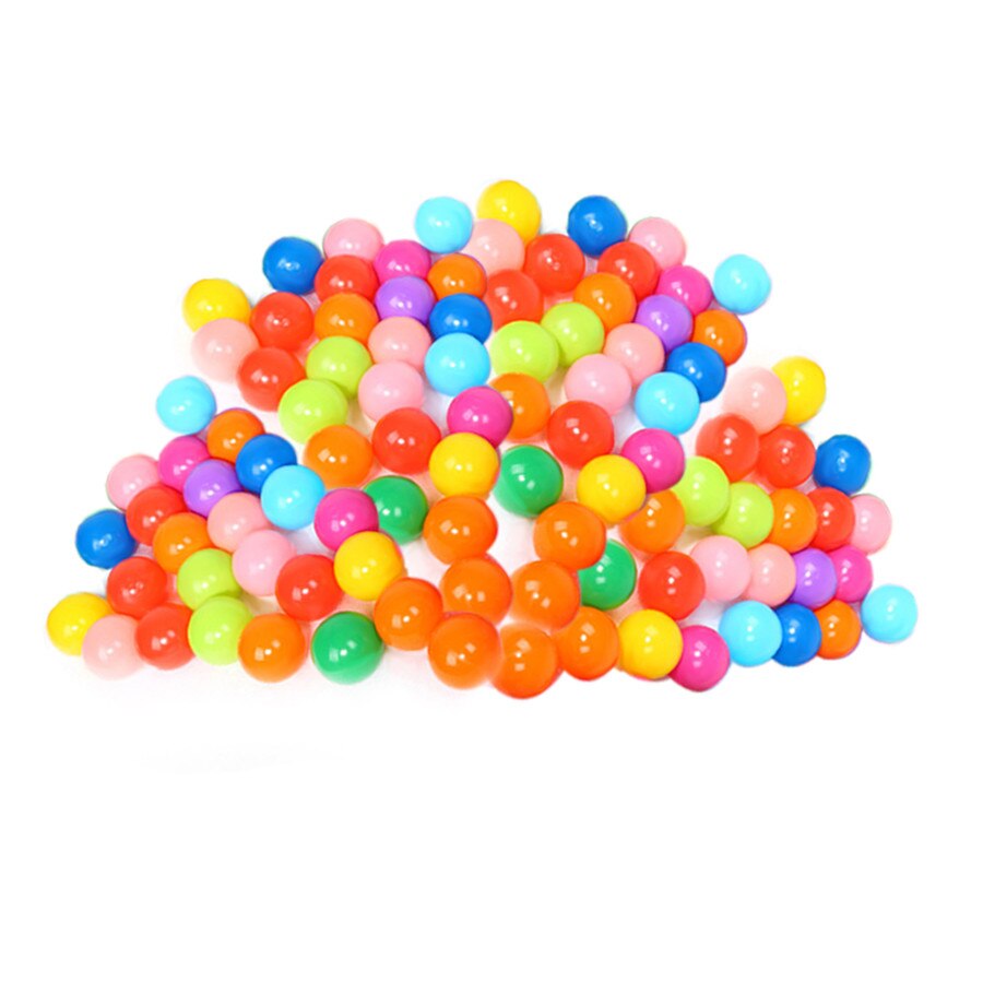 Pelota de mar para bebés, carpa de plástico suave ecológica, juguetes para bebés, 25 uds./50 Uds./100 Uds./lote, pelota de playa de