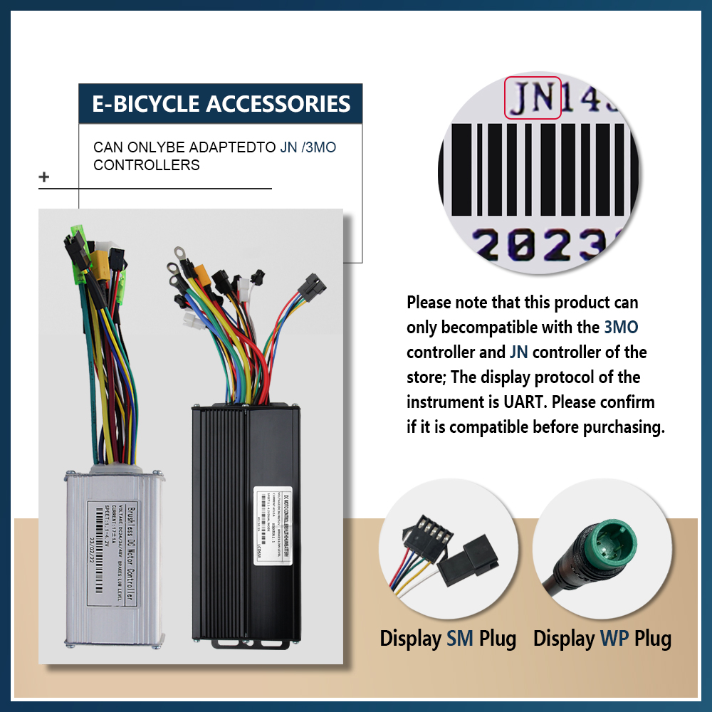 48-72V Ebike LCD-scherm Kleur elektrische fietsdisplay UKS6 borstelloze controllerkit Elektrische controller Fietsaccessoires