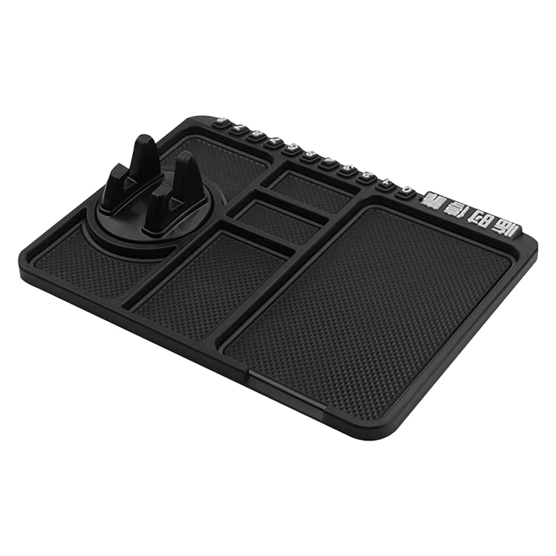 Alfombrilla antideslizante multifuncional para coche, soporte para teléfono automático, antideslizante, pegajosa, antideslizante, montaje en tablero, almohadilla de silicona para salpicadero, accesorios nuevos