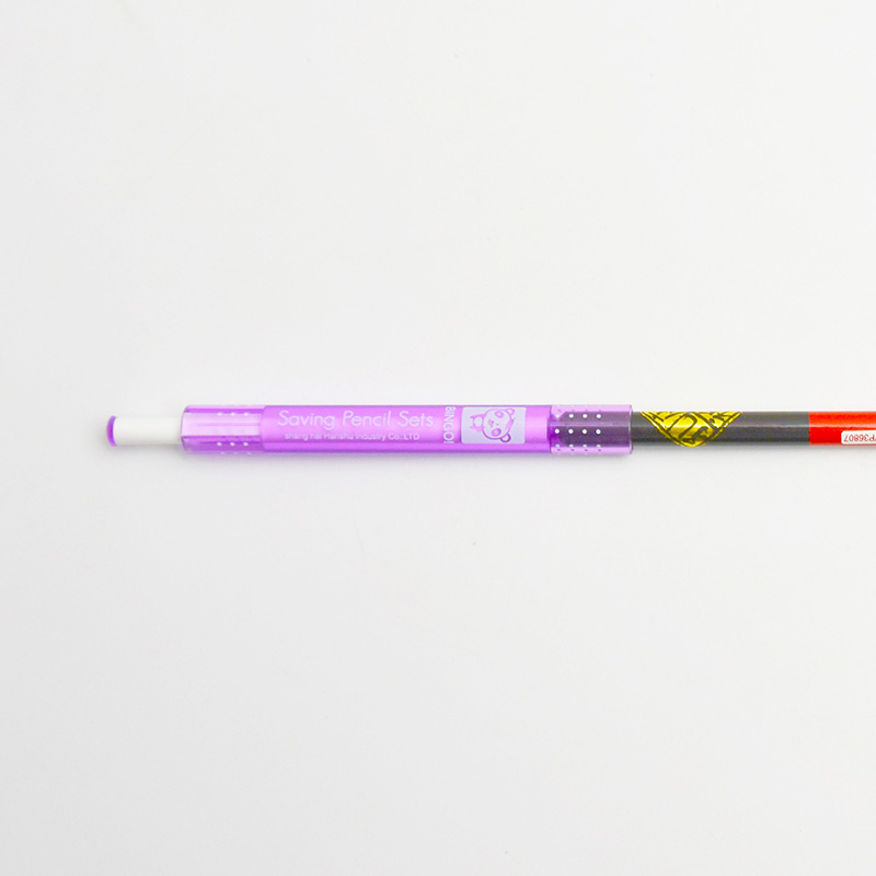 5 pcs/lot Plastic Protective Cap Extension Rod Coupling Sketch Pen Pencil Grip Extender Student Supplies