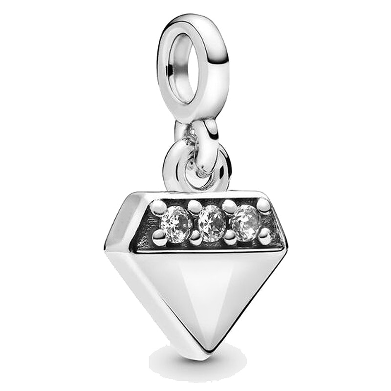 Ma Note de musique ancre diamant brillant fer à cheval lèvres balancent flèche pendentif perle 925 argent Sterling moi breloque idéal pour Bracelet bijoux