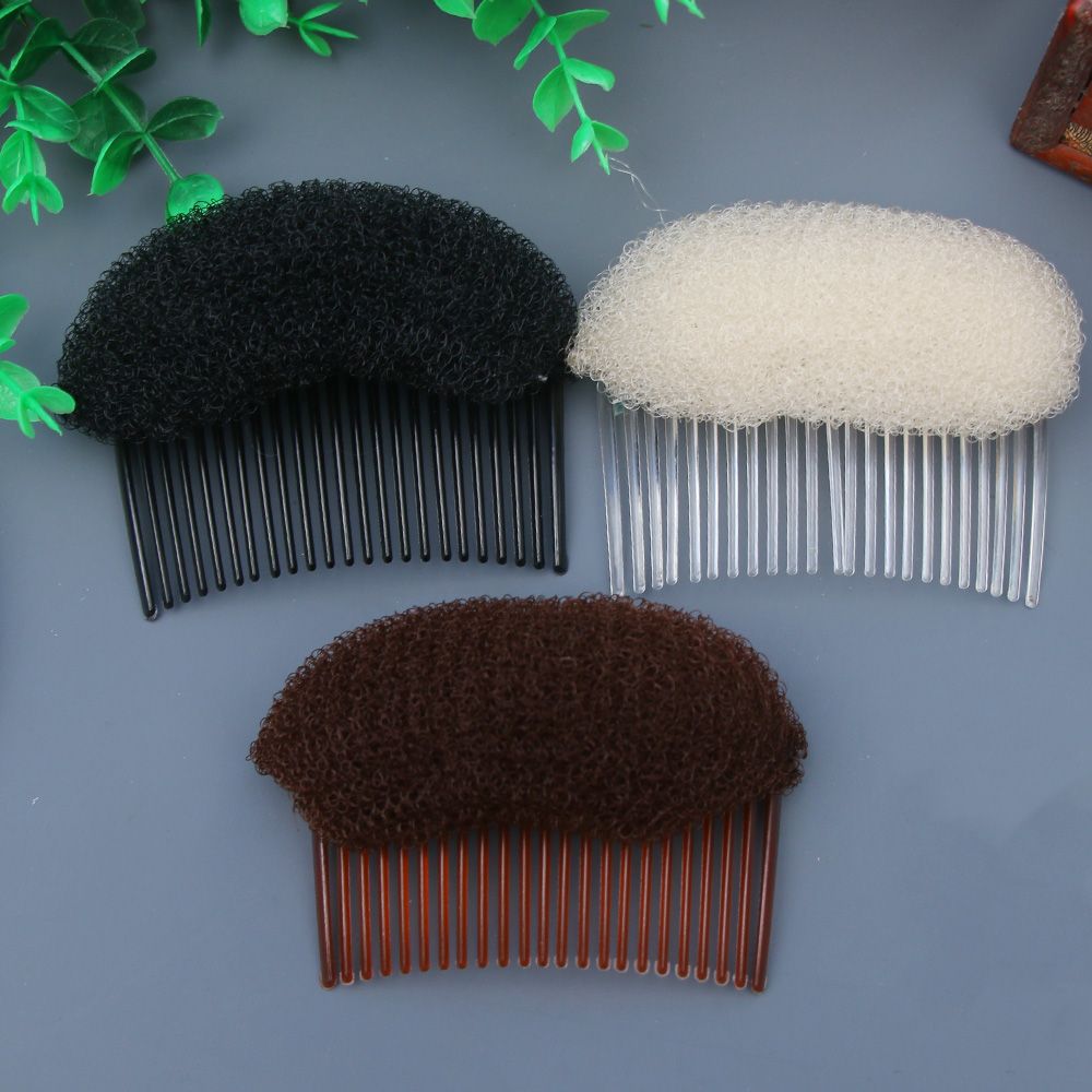 1PC pelo Styler volumen Bouffant formador de colmenas Bumpits de espuma claro peine de Navidad