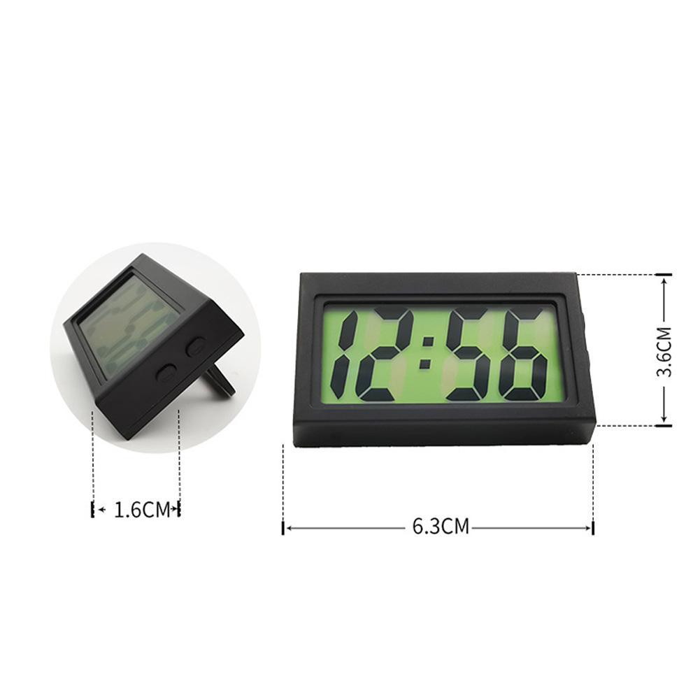 Auto Elektronische Uhr Mini Auto Uhr Lkw Armaturenbrett Zeit Praktische Selbst Klebe Halfter dauerhaft Elektronische Digitale Fahrzeug Uhr