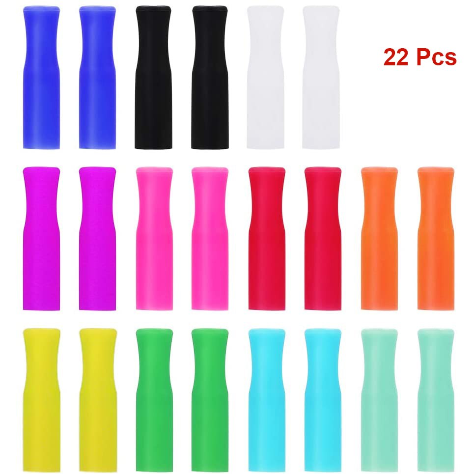 8 Couvercles De Paille En Silicone - Pour Tasses Stanley (10mm), 6 Couleurs Roses, étanches Et Réutilisables - 5