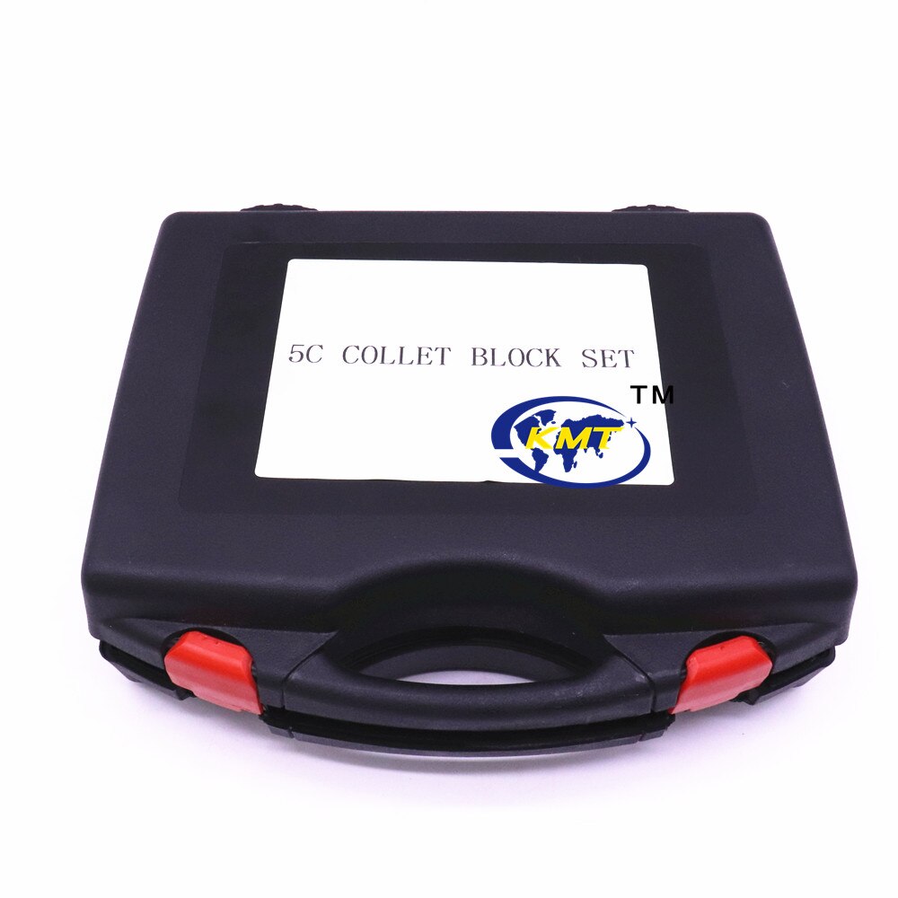 5C Collet Block Set Hex Square Rings & Collet Closer Holder For Milling Machines Lathes