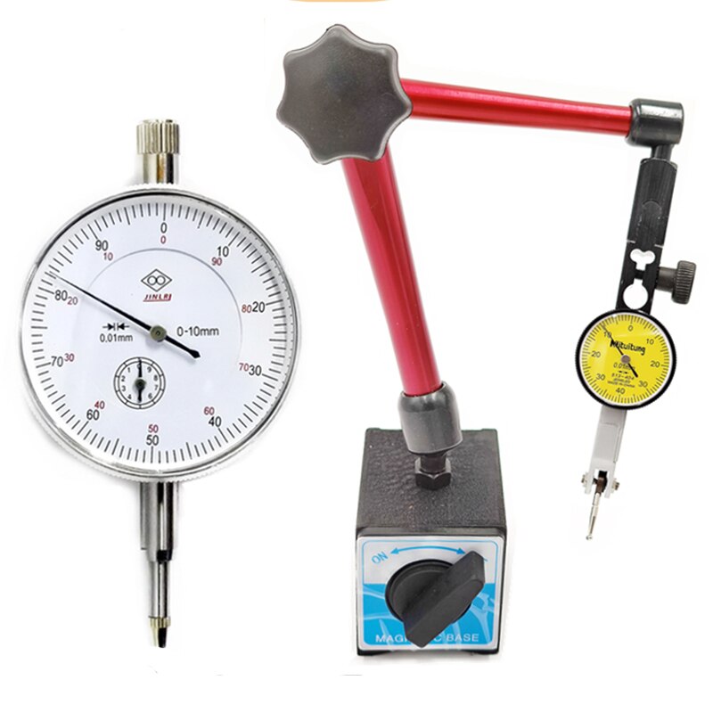 Duży rozmiar podstawa magnetyczna i 0-0.8x0.01mm czujnik zegarowy
