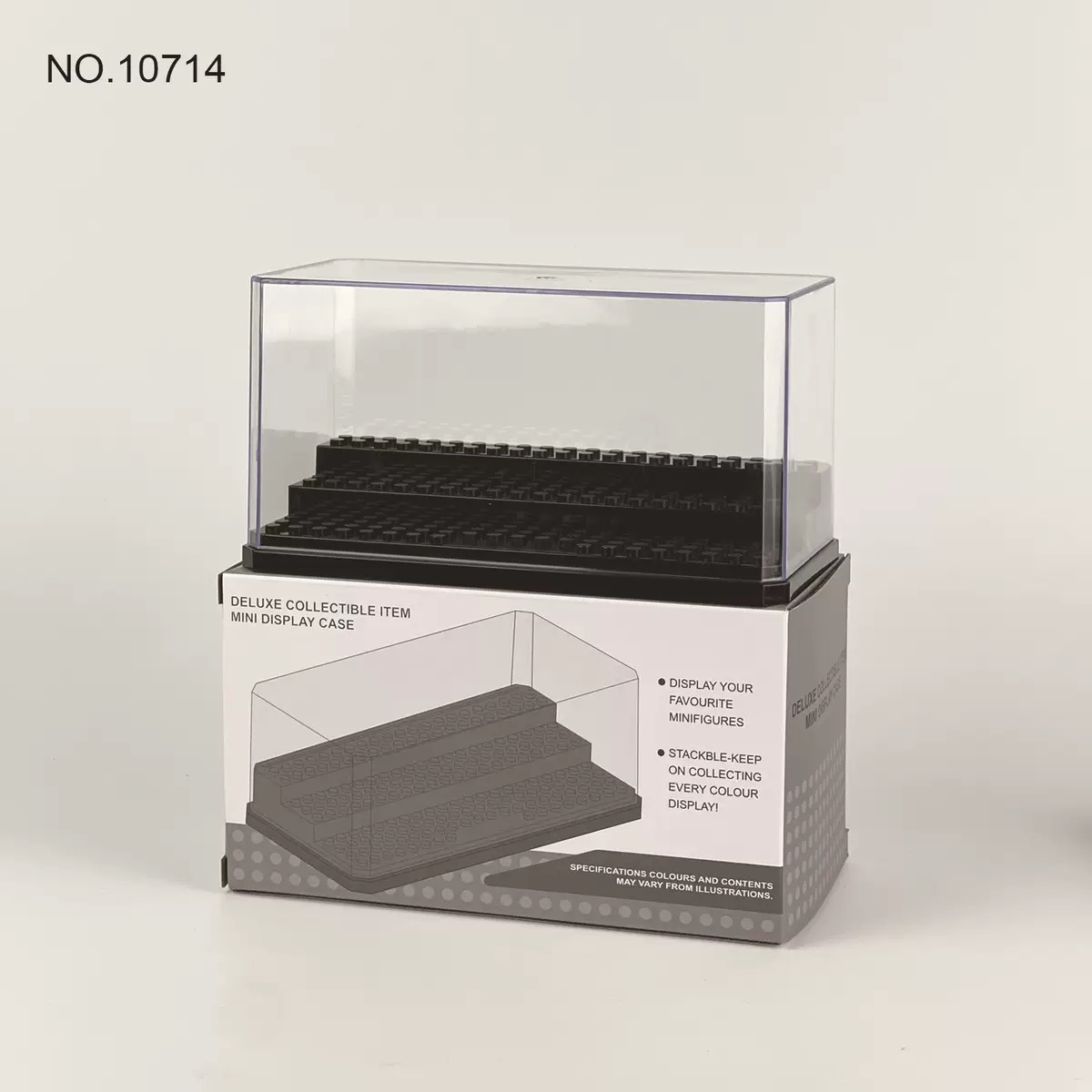 Staubdichte Acryl Mini Figur Modell Sammlung Anzeige Kasten Baustein Lagerung Plexiglas Vitrine