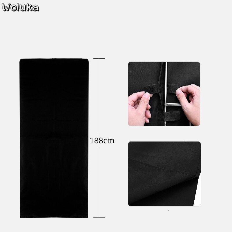 Zacht Licht Fotografie Vlag Board Zwarte Doek Studio Figuur Schieten Achtergrond Doek Outdoor Schieten Zwart Absorberende Doek T18