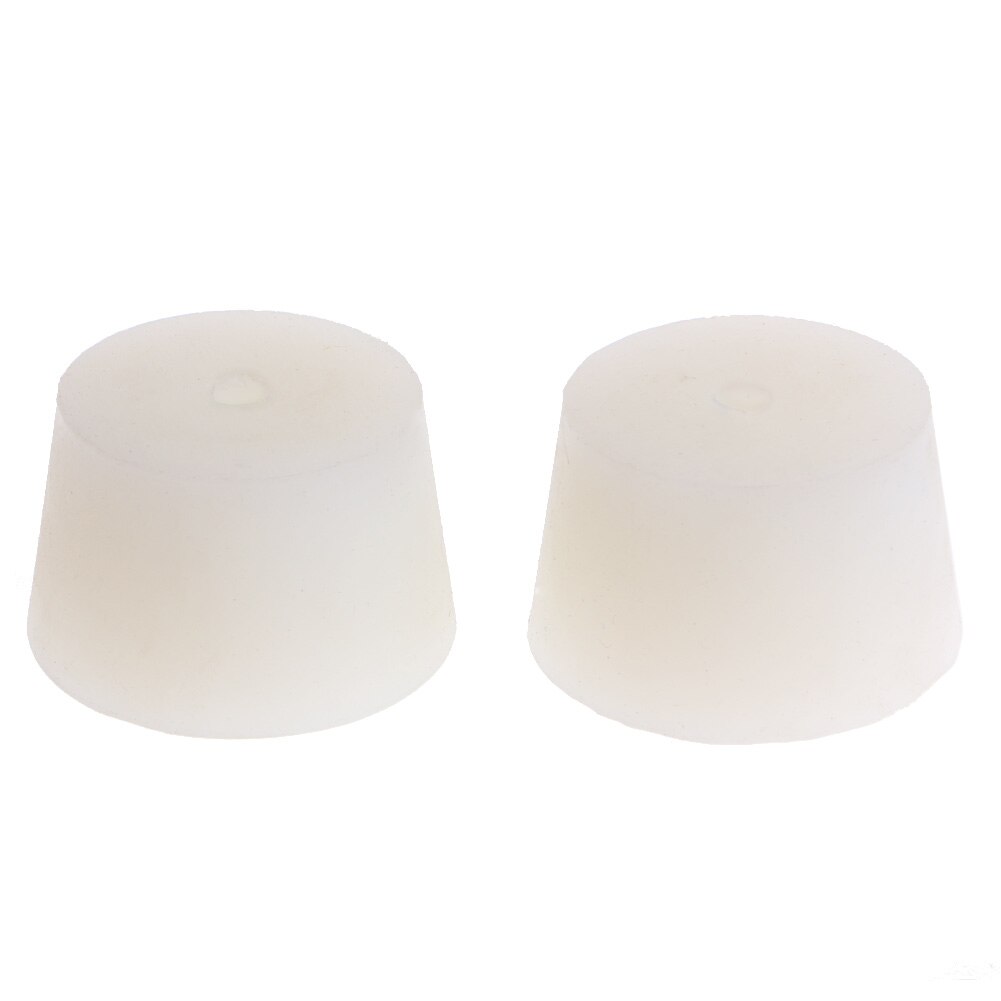 2 Pièces Silicone Bouchon En Caoutchouc Avec Trou Sas Barboteur Vanne Vin Bière: plum
