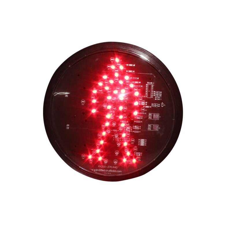 WDM DC 12V 200mm Red pedestrian LED Traffic Signal Module
