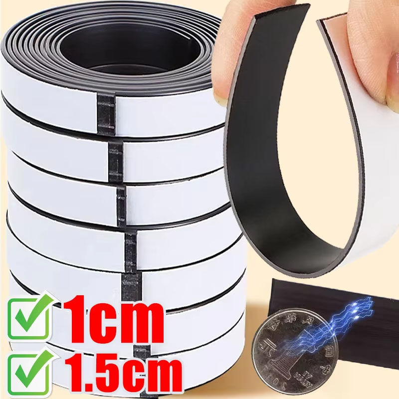 Magnetic Tape Magnets with Strong Adhesive Backing Anisotropic Flexible Magnetic Strip