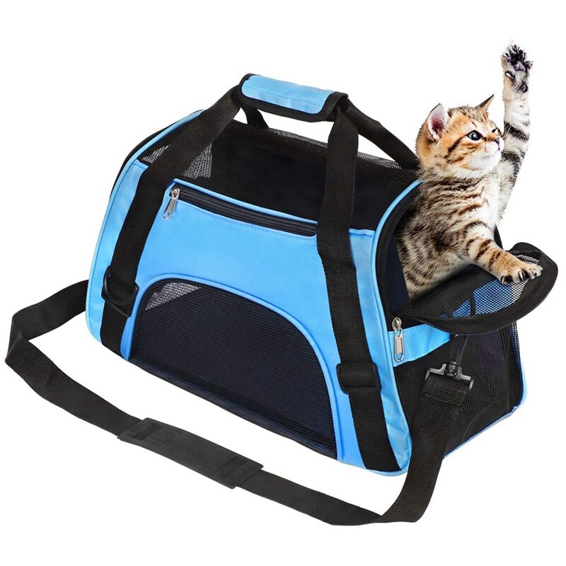 Cat Carrier Soft-Sided Pet Carrier Bag,Pet Travel Carrier For Cats,Dogs Puppy Comfort Portable Foldable Pet Bag