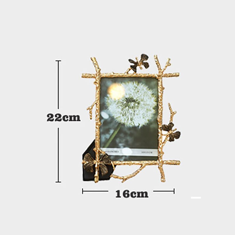 6/7/10Inch Nordic Vintage Metal Butterfly Photo Fr... – Grandado