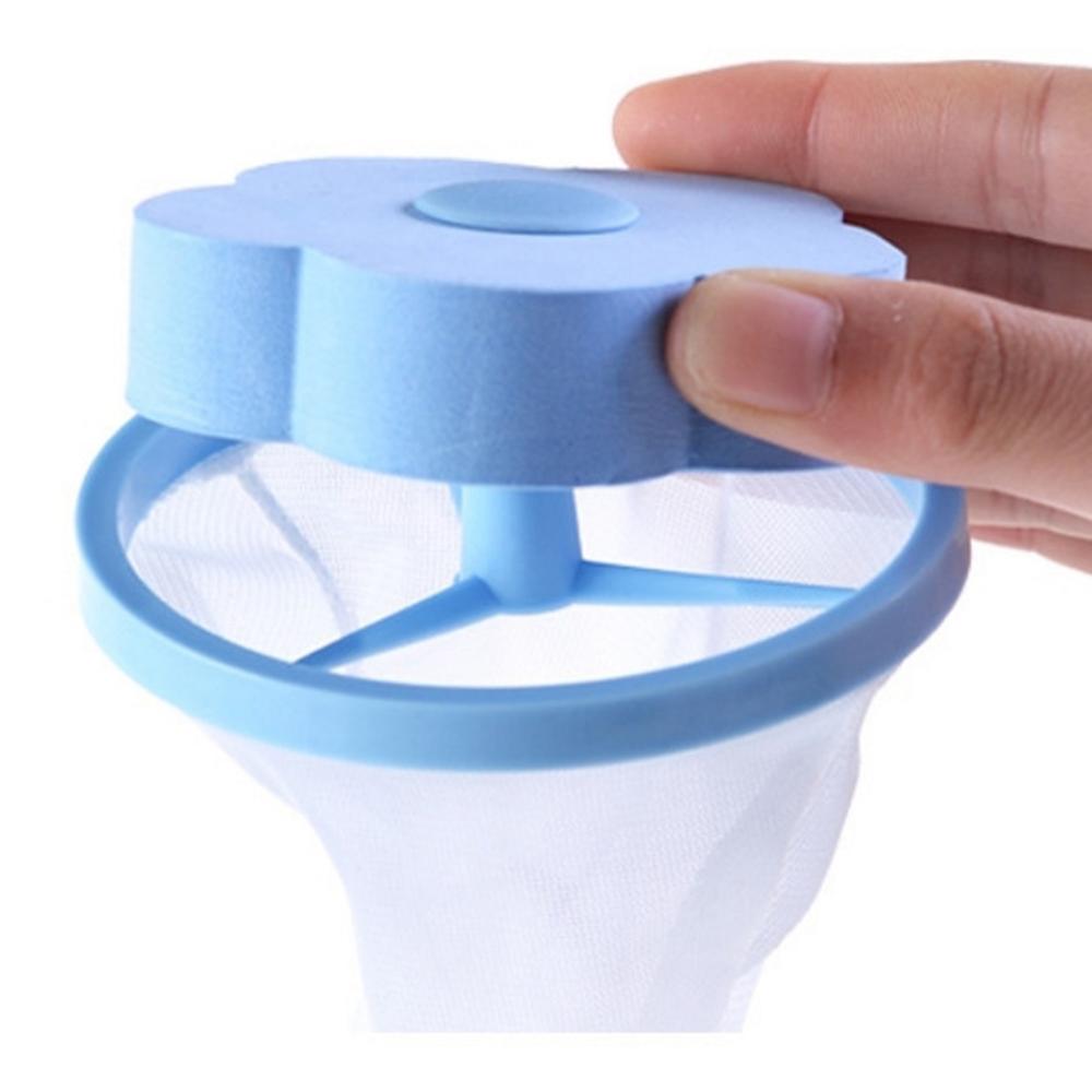 Floating Style Laundry Artifact Laundry Ball Flower Shape Mesh Filter Bag Floating Lint Hair Catcher Dirt Catch Washing Machine
