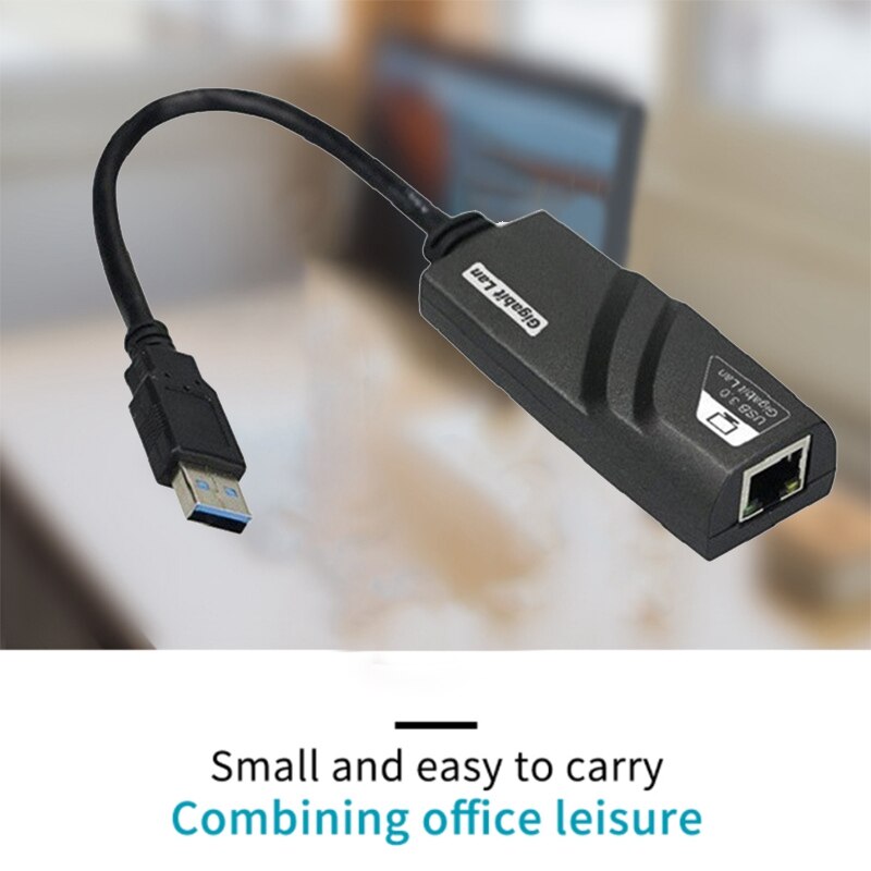 verdrahtet USB 3,0 auf Gigabit Ethernet RJ45 LAN (10/100/1000) Mbps Netzwerk Adapter Ethernet Netzwerk Karte für PC