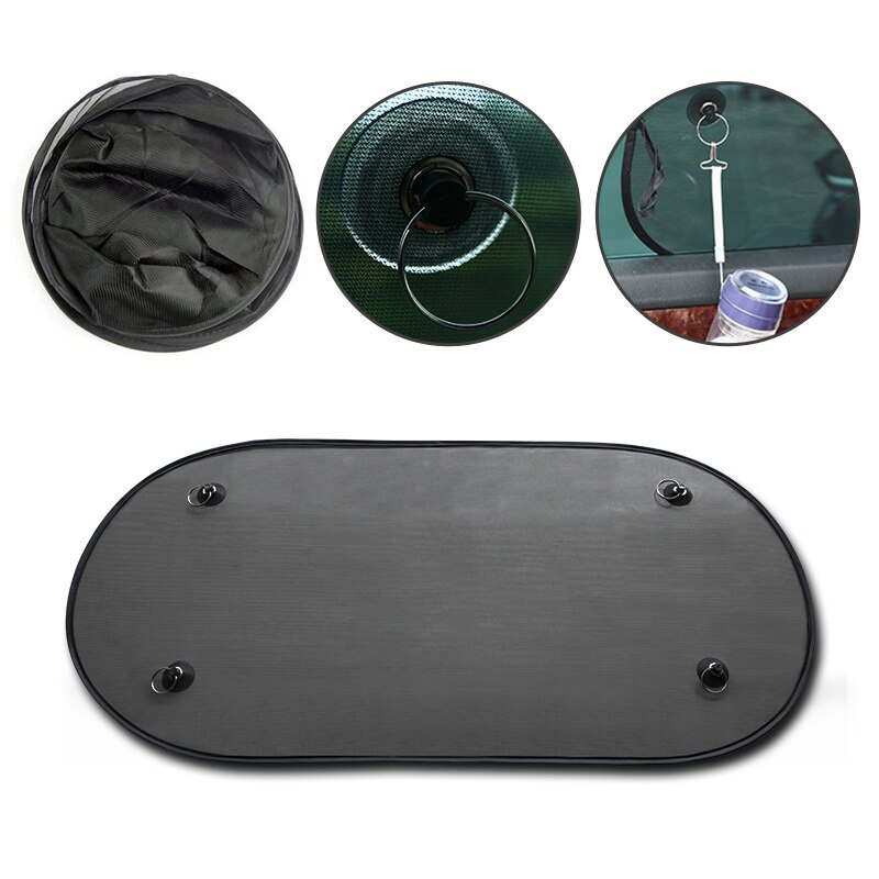 Auto Achterruit Zonnescherm Zonnescherm Cover Visor Mesh Shield Mesh Voorruit Zonnescherm Voor Achter Windschermen Auto Accessoires