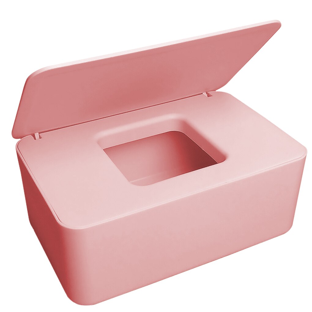 Baby tissues doos met deksel papier dispenser container servetten opbergdoos antislip tissues houder, zwart