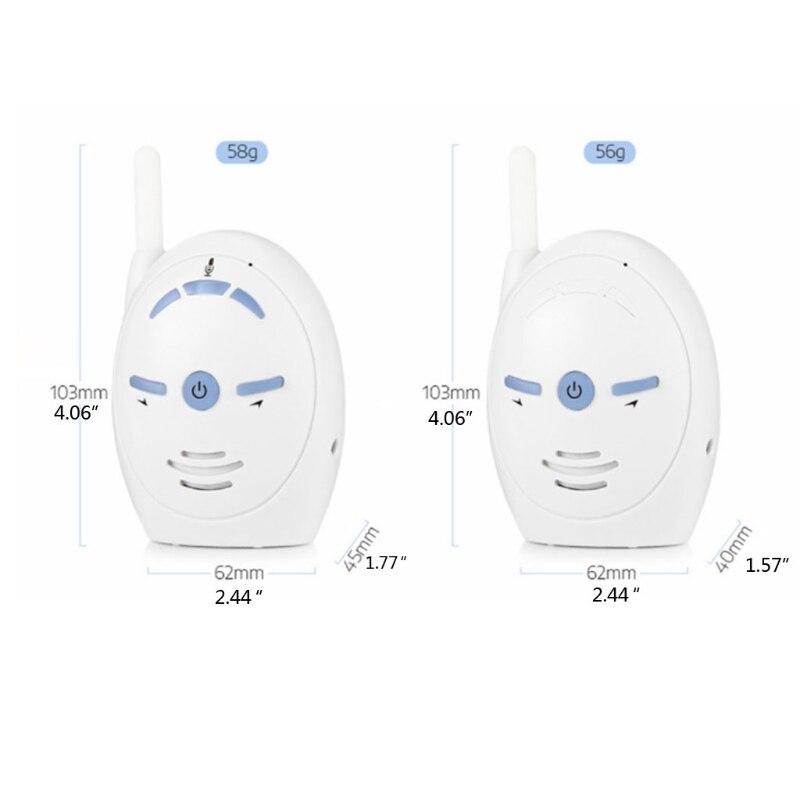 2.4GHz Baby Monitor Sensitive Transmission Two Way Talk Crystal Clear Cry Voice