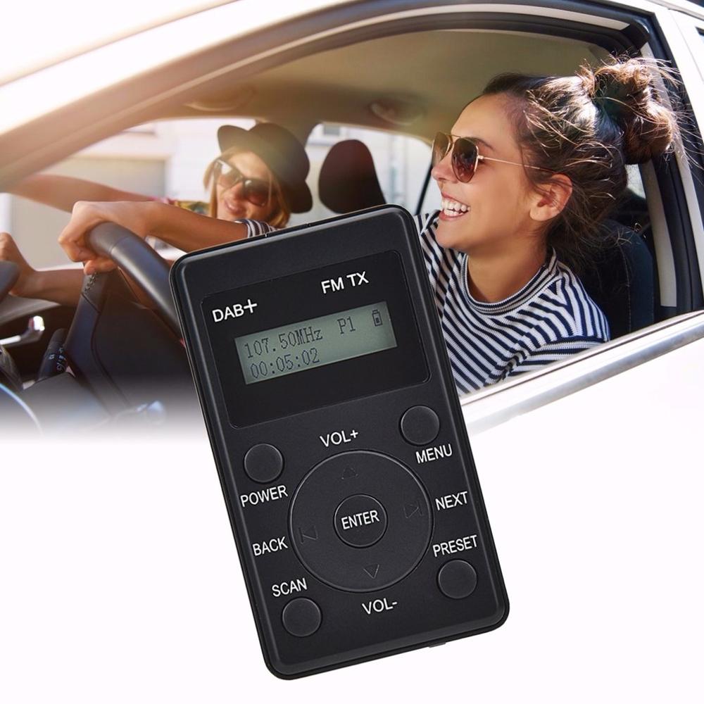 Portable Mini Car-mounted Dab Receiver And FM Transmitter Plus Digital Radio Car-mounted Digital Radio