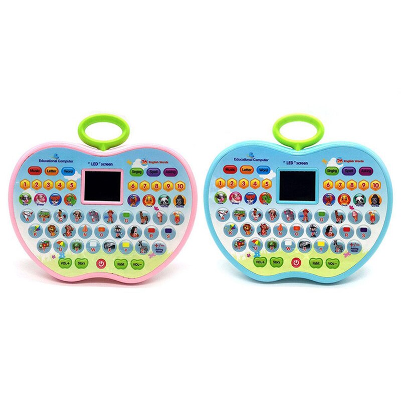 Multi-function Early Over Cartoon Music Toys Intelligent Education LED Screen Years and Learning Machine Lighting