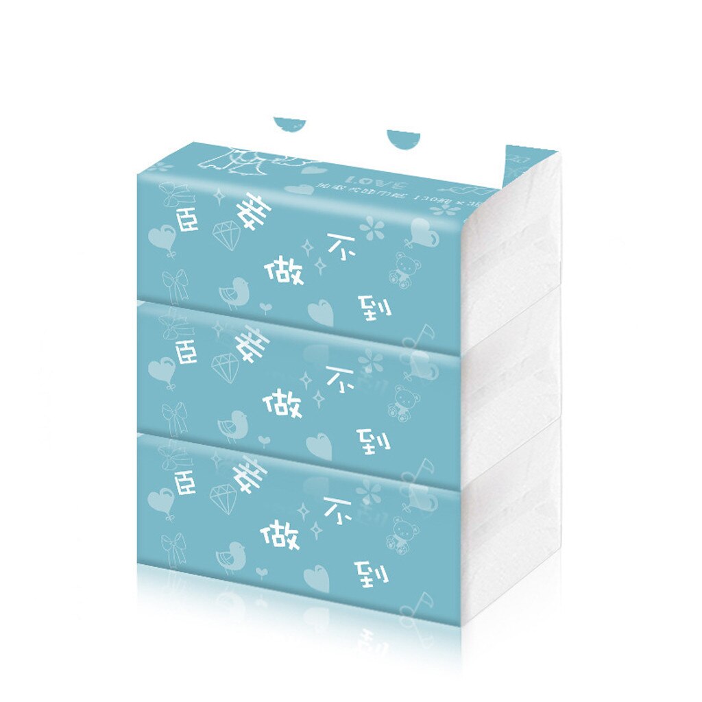 White Soft Paper Towels Toilet Paper Household Three-Layer Paper Towels Soft Skin-Friendly Paper Towels FD