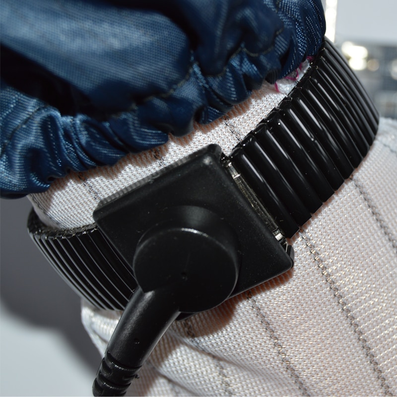 PU Anti statische Handgelenk Band Esd handschlaufe Schwarz/Blau Metall entladung Kabel draht Clip für Elektriker IC PLCC sicherheitsarbeit handschuhe