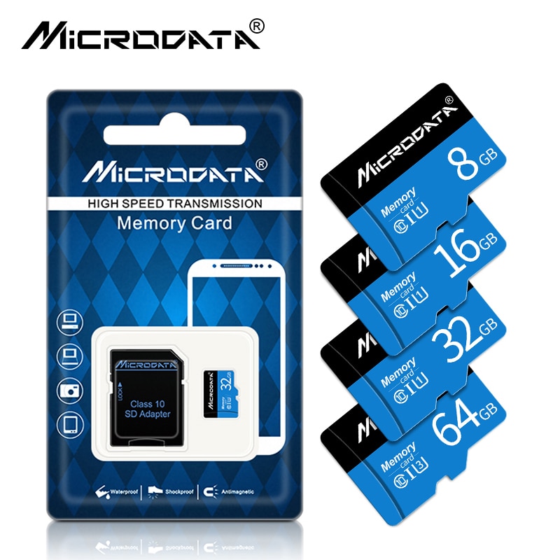 Tarjeta Micro SD, memoria Flash, clase 10, TF, 4 GB, 8 GB, 16 GB, 32 GB, 64 GB, 128 GB, para adaptador de teléfono inteligente