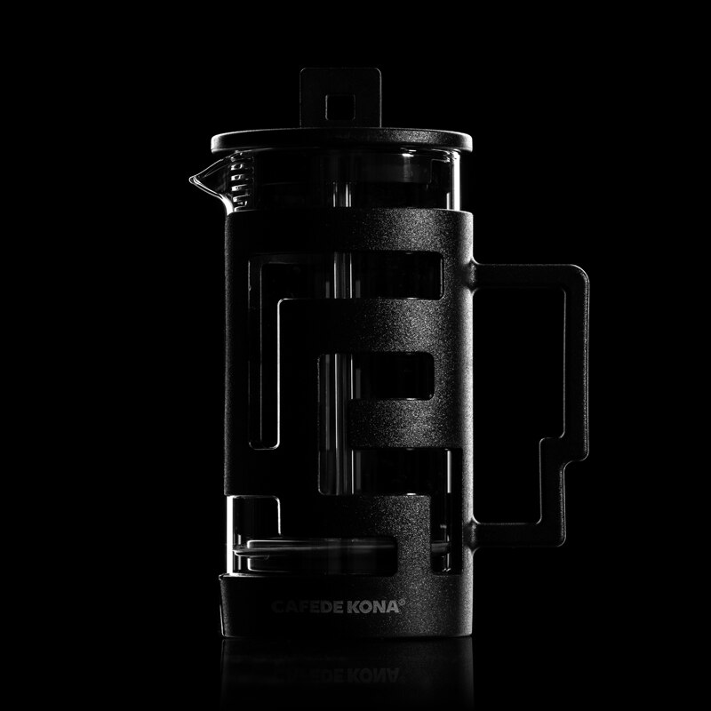 CAFEDE KONA presse française café presse thé cafetière en verre cafetière haute densité en acier inoxydable maille verre résistant à la chaleur