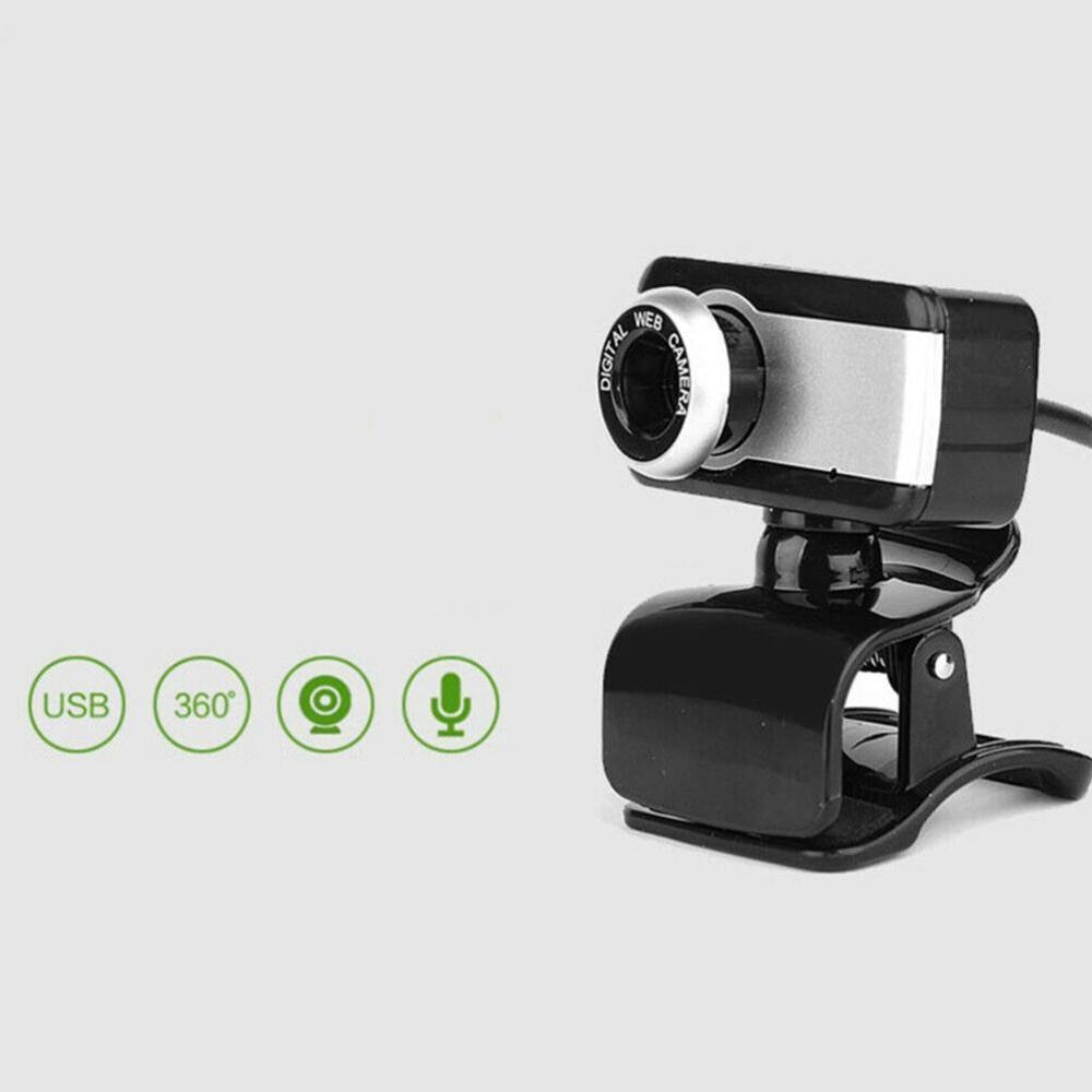 Notebook HD Clip USB Camera Drive-Free Computer Video WebCamera with Webcam Mini PC Head Built-in Microphone 1080P Computer J5I6