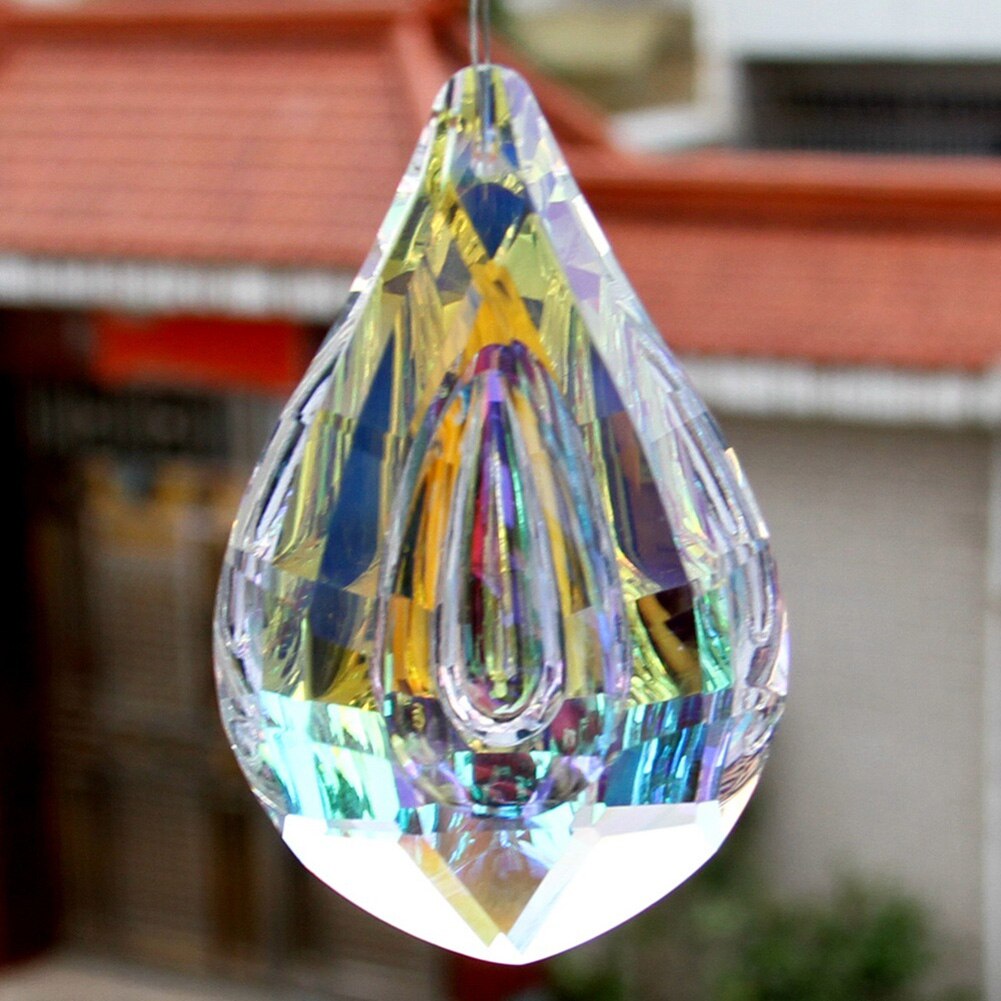Pipa Crystal Ketting Hanger Regenboog Druppels Craft Opknoping Keten Venster Ornament Home Tuin Decoratie Xr