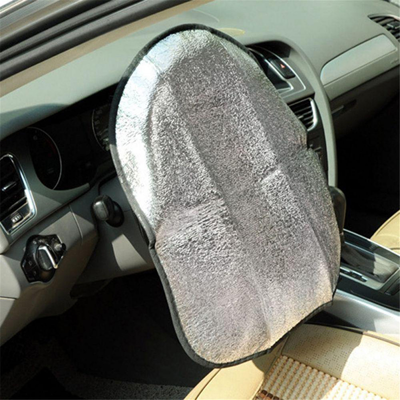 45X4 9cm protector para volante de coche cubierta tipo parasol sombrilla de papel de aluminio contra accesorios de automoción productos de Interior