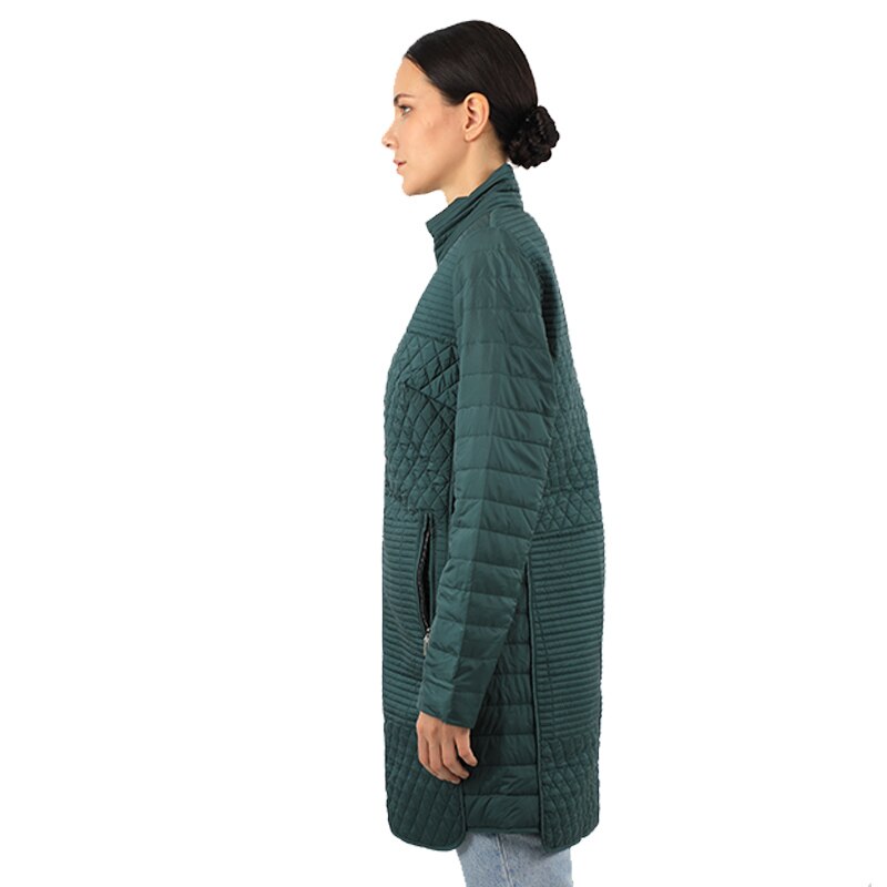 Lange Lente Jassen Vrouwen Down Jas Warm Gewatteerde Parka Kleding Vrouwelijke Katoen Lichtgewicht Dames Grote 18-520