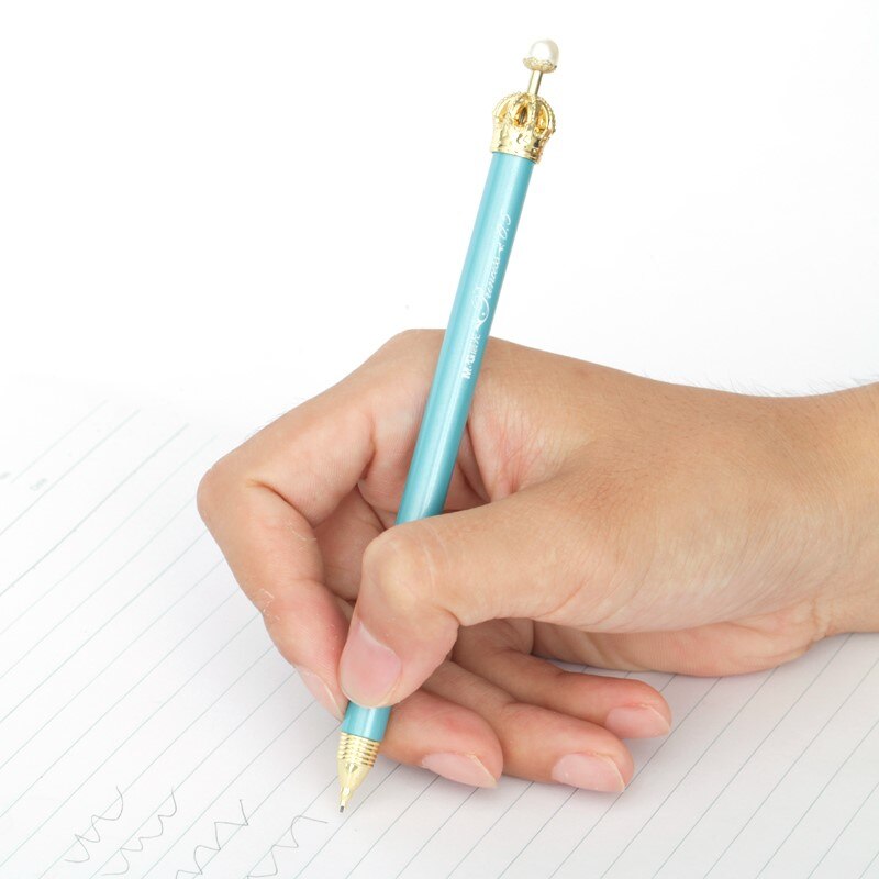 1 pcs Metallic Mechanical Pencil 0.5 Lead Korean Stationery Cute Automatic Pen School Supplies