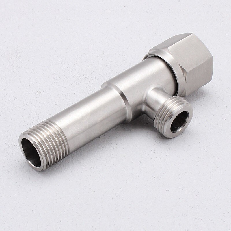 Válvula de ángulo de acero inoxidable G1/2 ", calentador de agua, entrada de inodoro, válvula de parada de agua, grifo, 1way 2way 3way 4way 304