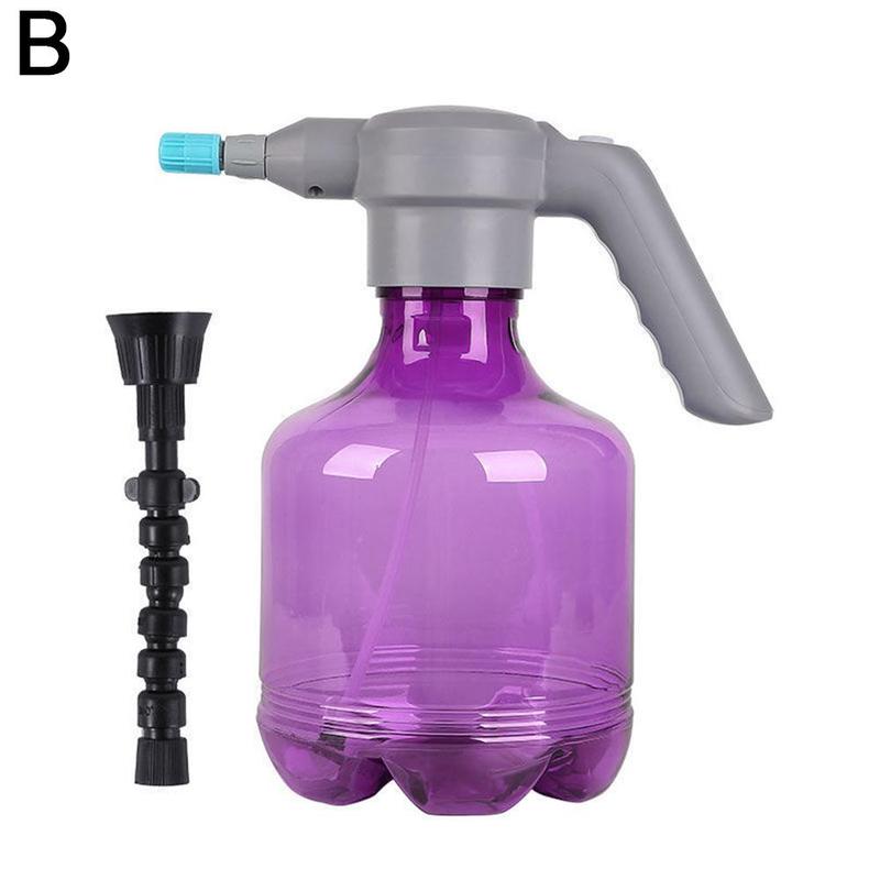 3L Electric Plant Spray Bottle Automatic Watering Fogger Disinfection USB Plants Garden Machine Sprayer Electric Hand Water M2W2: purple