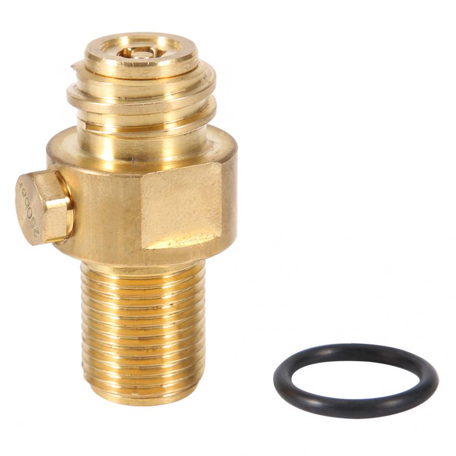 Messing Adapter M18x1.5 TR21x4 Soda Messing Draad CO2 Connector Adapter Valve Tank Refill Accessoires: Default Title