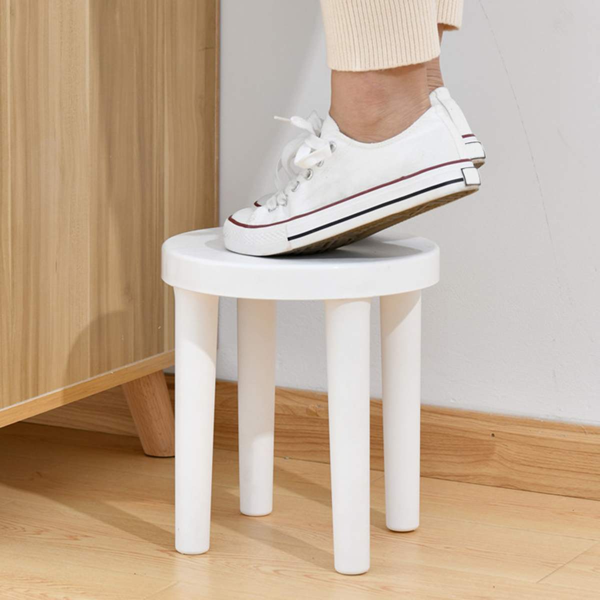 Plastic Multi Purpose Step Stool Outdoor Storage Kids holding stool camping Non-slip Changing Shoes Child Home Kitchen Bathroom