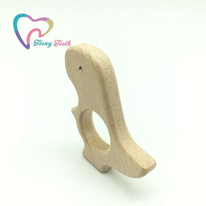 Teeny Tanden 5 stks Beukenhout Dino Baby Hangers Bijtring Baby Speelgoed Tandjes Accessoires DIY Hout Dinosaurus Tandjes Hangers