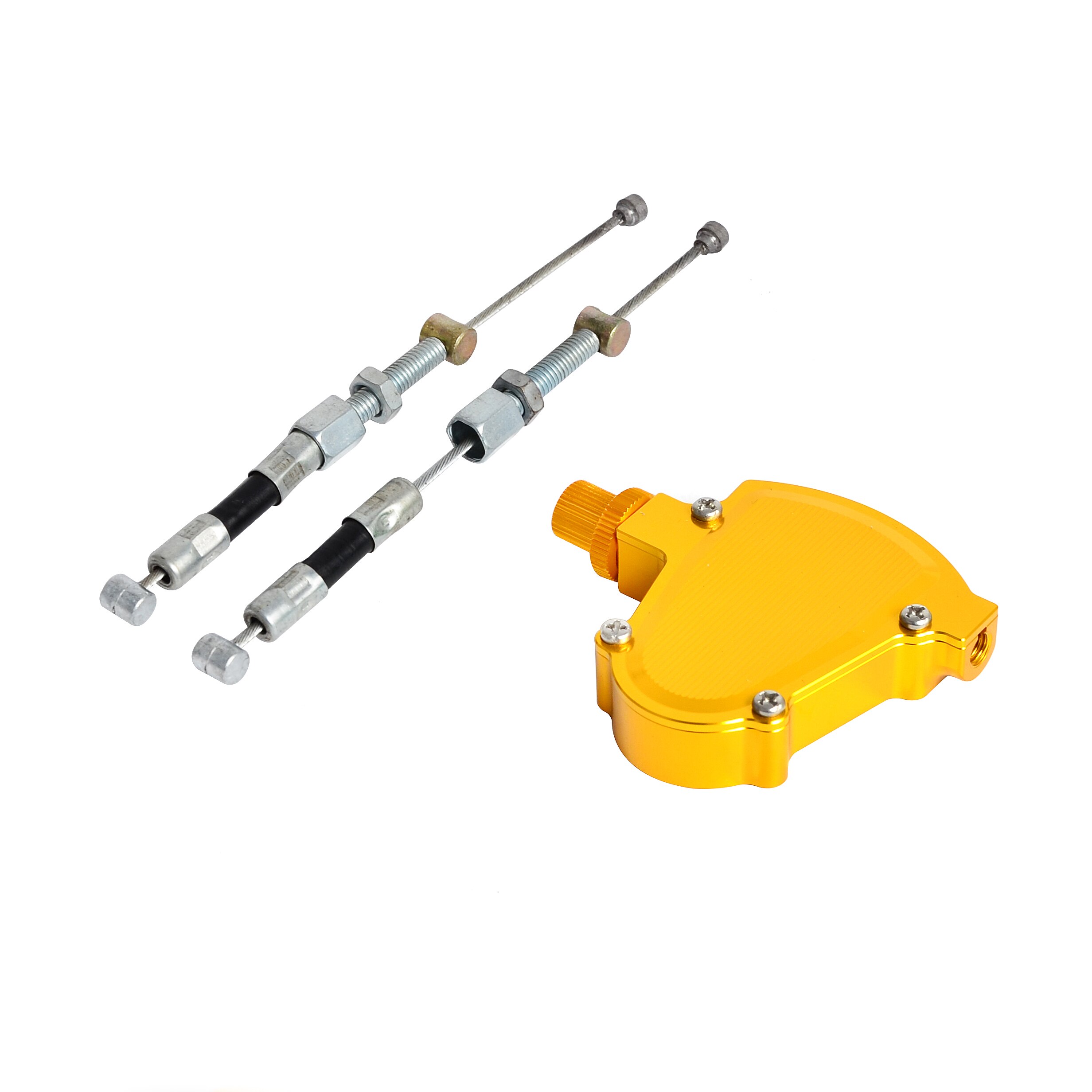Levier d&#39;embrayage court, système de câble facile à tirer, pour Kawasaki Z650 Z750 Z900 Z800 Z1000 ZX6R ZX10R KX125 KX250 KX250F KX450F KLX: Cable Gold