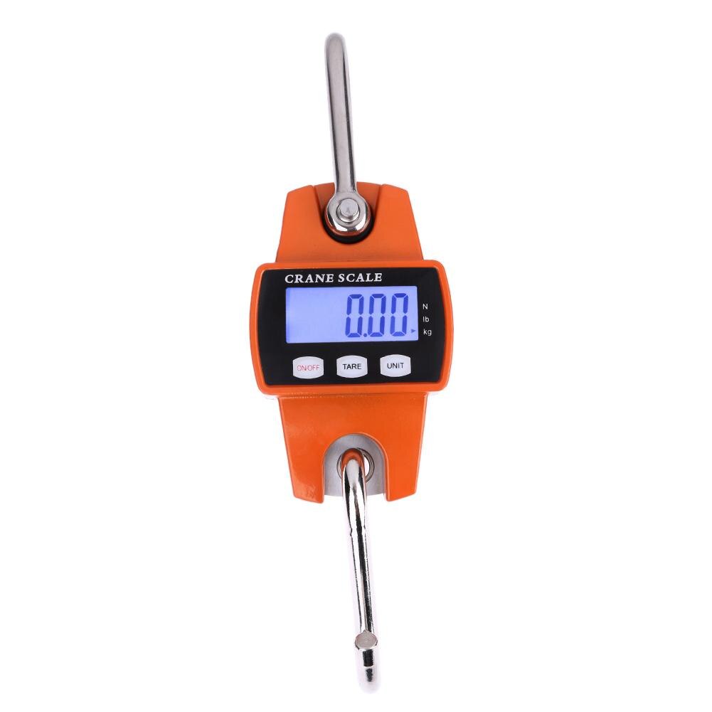Weight 300kg Mini Crane Scale Portable LCD Digital Electronic Hanging Hook Scale Heavy DutyWeight Tool