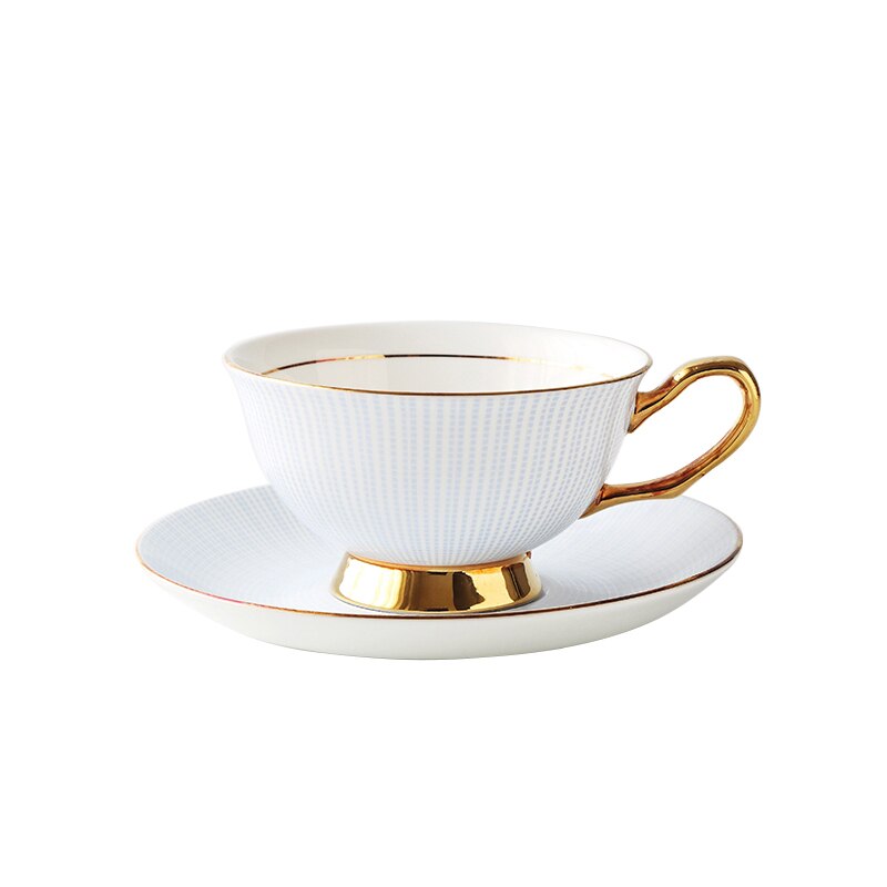 Tasse à café en céramique, soucoupe moderne Simple, tasses de thé de l'après-midi, tasse à thé en porcelaine, exquise, haut de gamme, décoration de maison,: Bleu